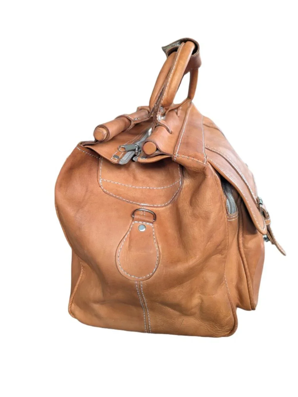 Sergios Collection - Leather Overnight/Weekender bag